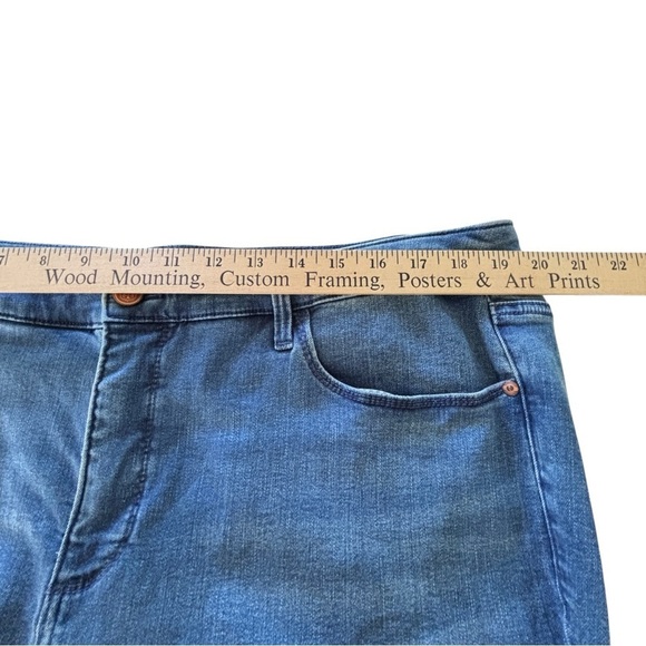 Talbots Womens Plus Size 18W Stretch Denim Cropped Jeans High-Waist Jegging Crop - Picture 7 of 14